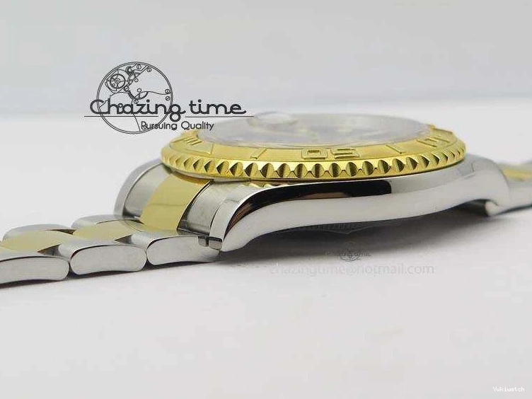 Yacht-Master Edition 116622 SS Bracelet YG Blue Best Dial JF A2836 On 0115